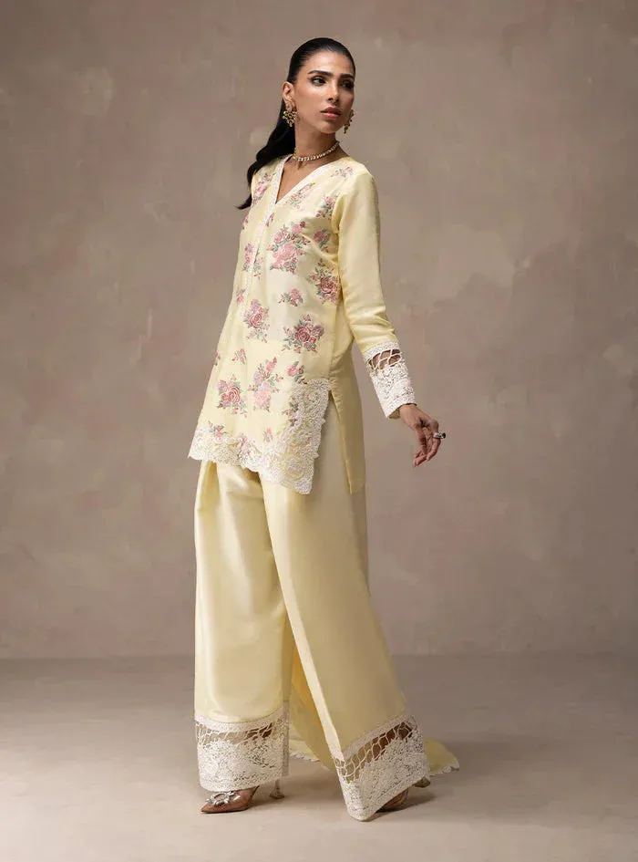 Zainab Chottani Eid Edit 26 Magenta Raw Silk – view 3 – Poshaq
