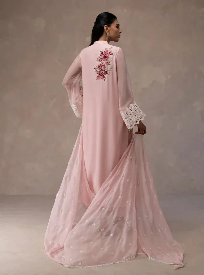 Zainab Chottani Eid Edit 26 White Chiffon – view 2 – Poshaq