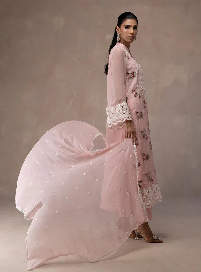 Zainab Chottani Eid Edit 26 White Chiffon – view 3 – Poshaq