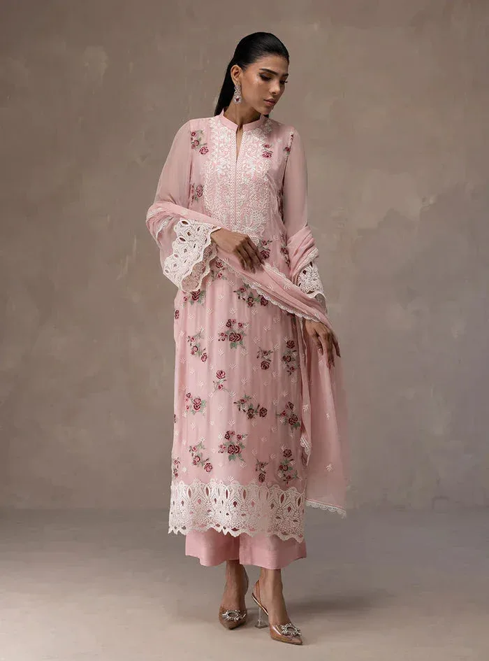 Zainab Chottani Eid Edit 26 White Chiffon – view 4 – Poshaq