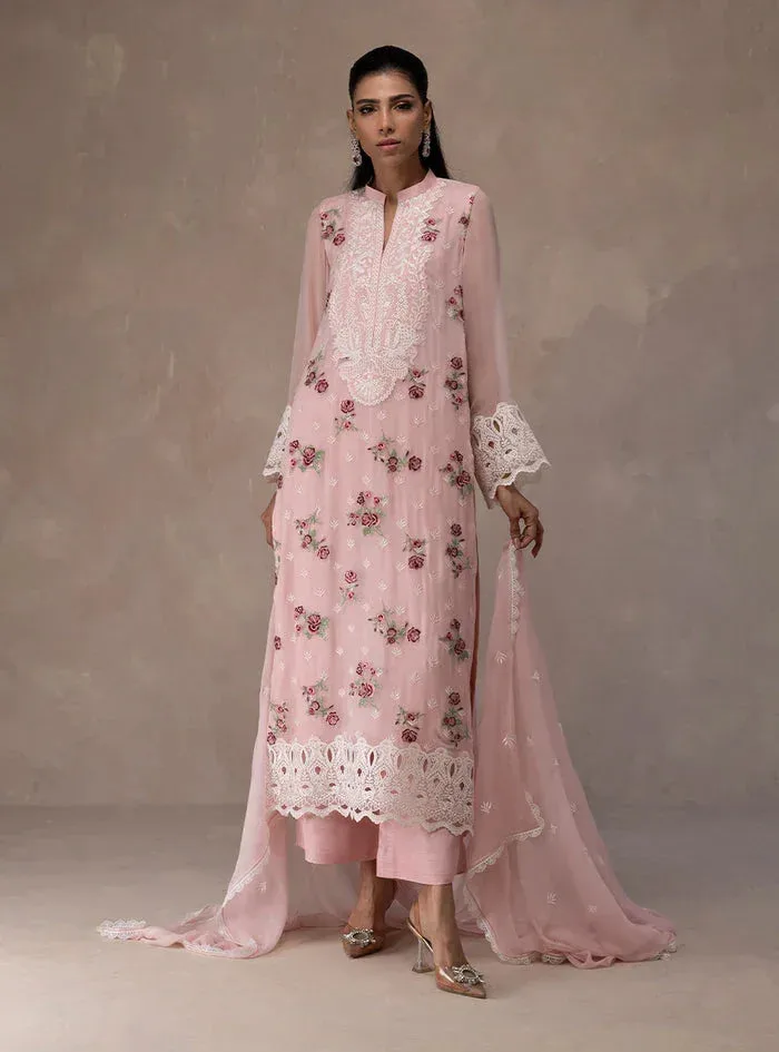 Zainab Chottani Eid Edit 26 White Chiffon – view 6 – Poshaq