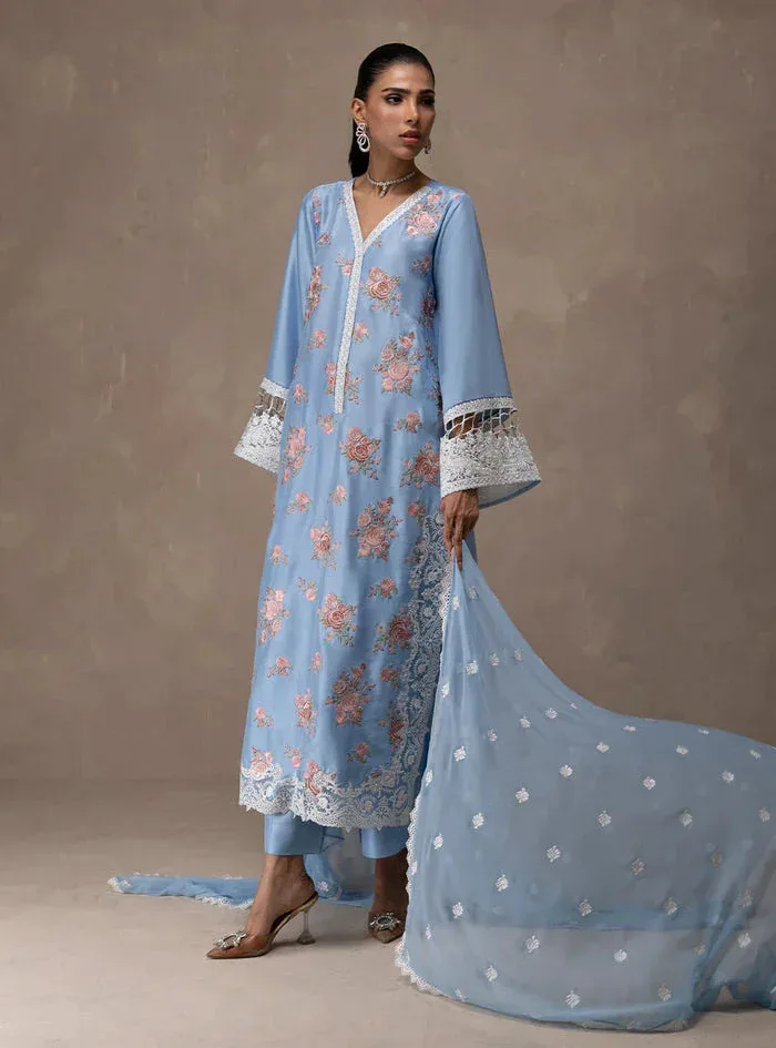 Zainab Chottani Eid Edit 26 White Raw Silk – view 4 – Poshaq