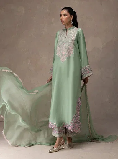 Zainab Chottani Eid Edit 26 Lilac Raw Silk – view 4 – Poshaq