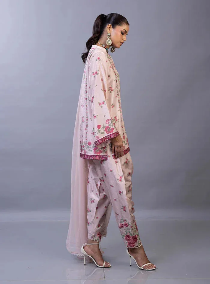Zainab Chottani Eid Edit 26 Green Raw Silk – view 4 – Poshaq