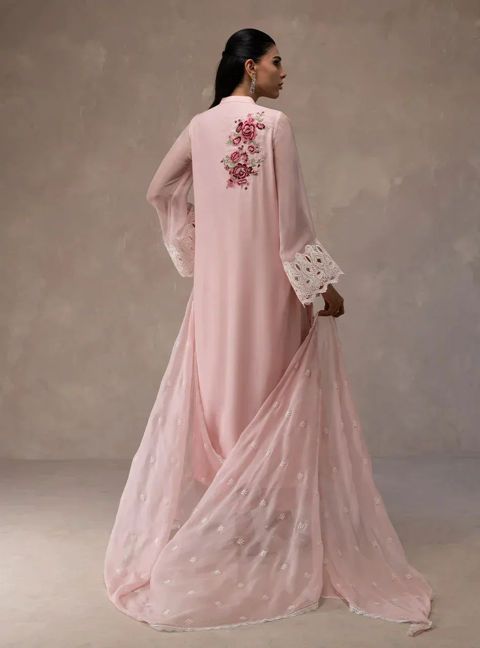 Zainab Chottani Eid Edit 26 White Chiffon – view 2 – Poshaq