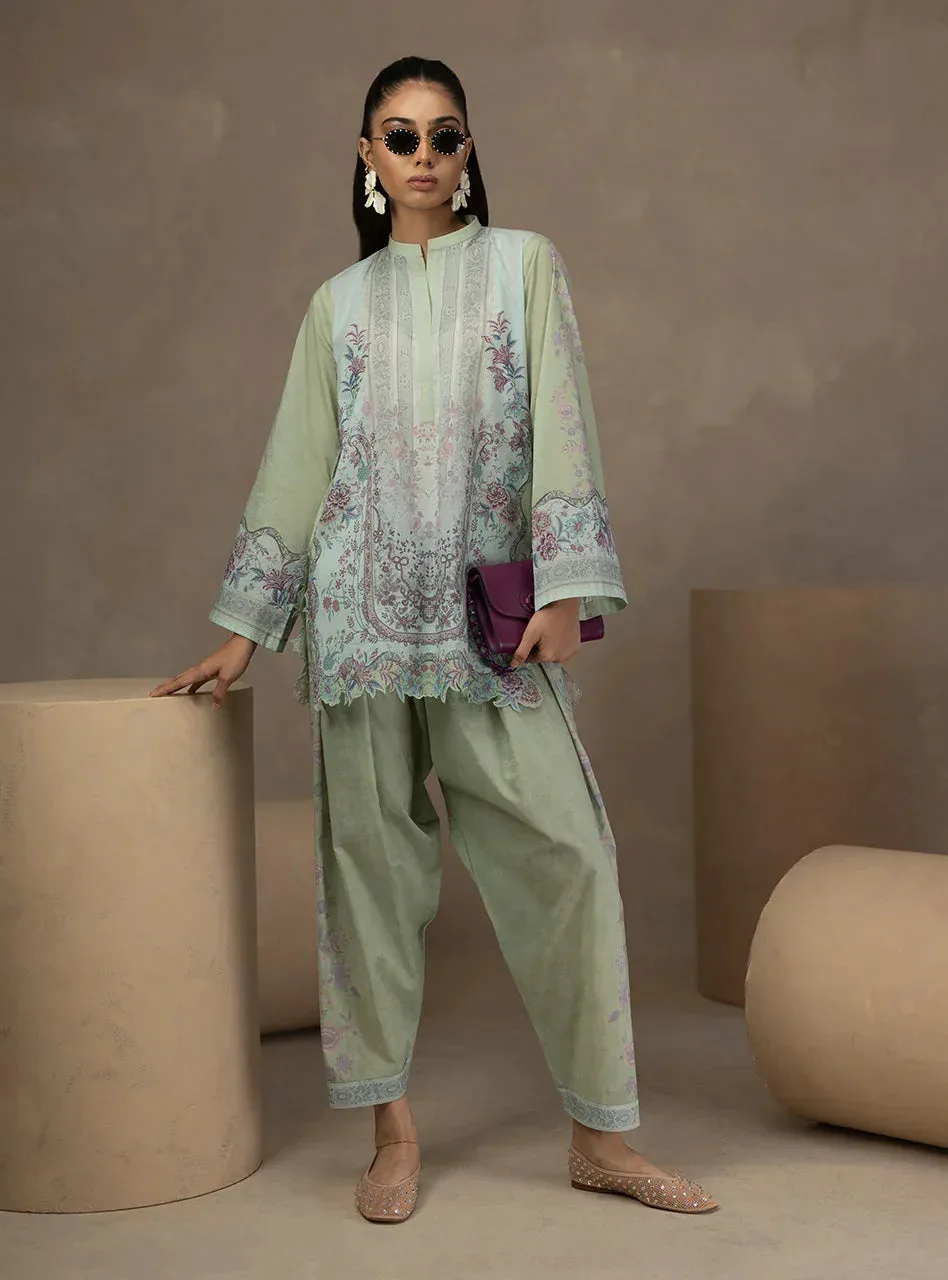 Zainab Chottani Zahra Spring Edit 26 Mint – view 1 – Poshaq
