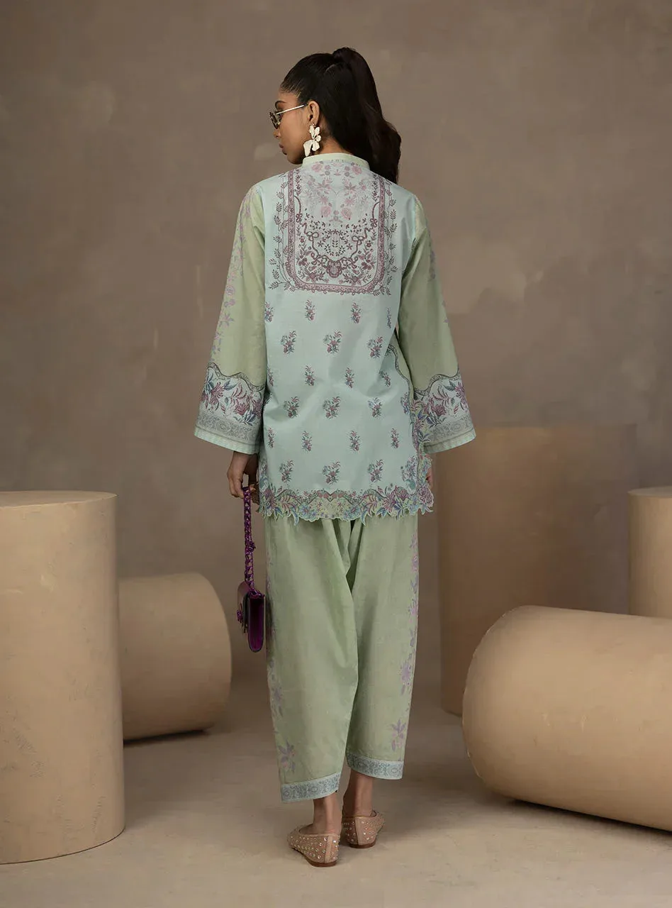 Zainab Chottani Zahra Spring Edit 26 Mint – view 2 – Poshaq