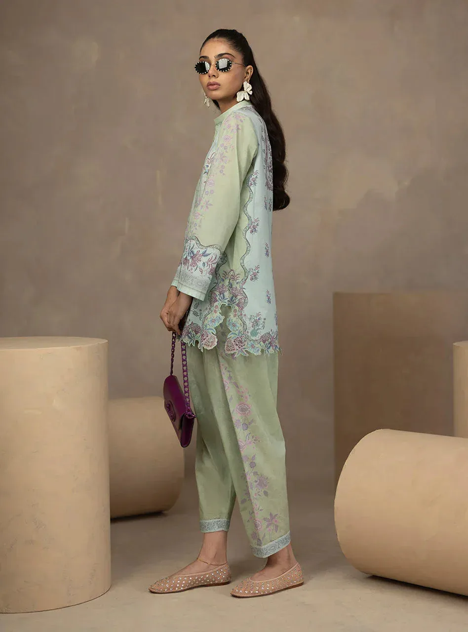 Zainab Chottani Zahra Spring Edit 26 Mint – view 4 – Poshaq