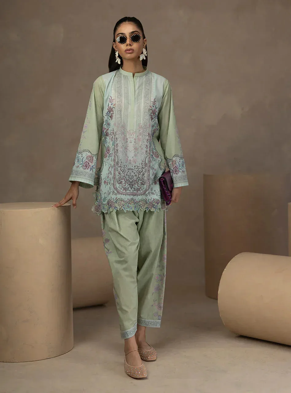 Zainab Chottani Zahra Spring Edit 26 Mint – view 5 – Poshaq