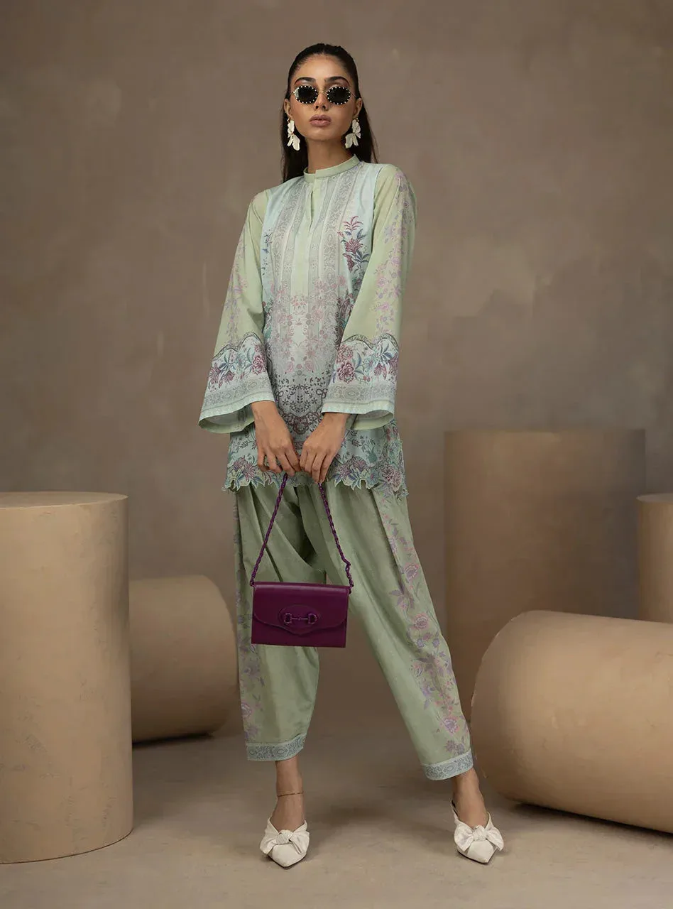 Zainab Chottani Zahra Spring Edit 26 Mint – view 6 – Poshaq