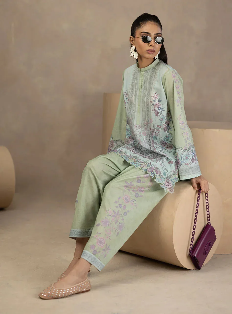 Zainab Chottani Zahra Spring Edit 26 Mint – view 8 – Poshaq