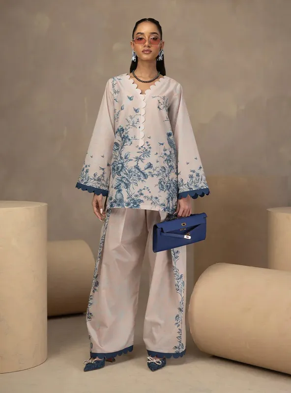 Zainab Chottani Zahra Spring Edit 26 Lilac – view 1 – Poshaq