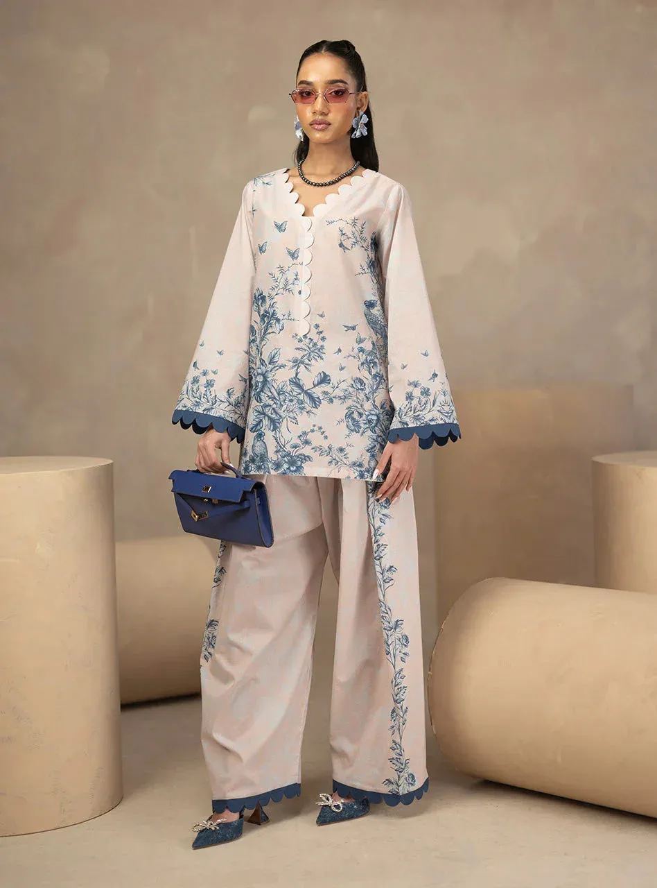 Zainab Chottani Zahra Spring Edit 26 Lilac – view 3 – Poshaq
