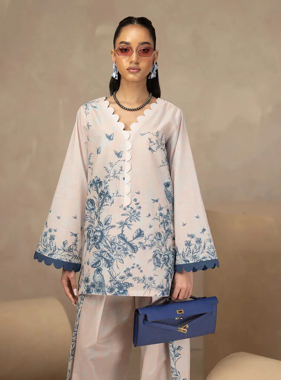 Zainab Chottani Zahra Spring Edit 26 Lilac – view 5 – Poshaq