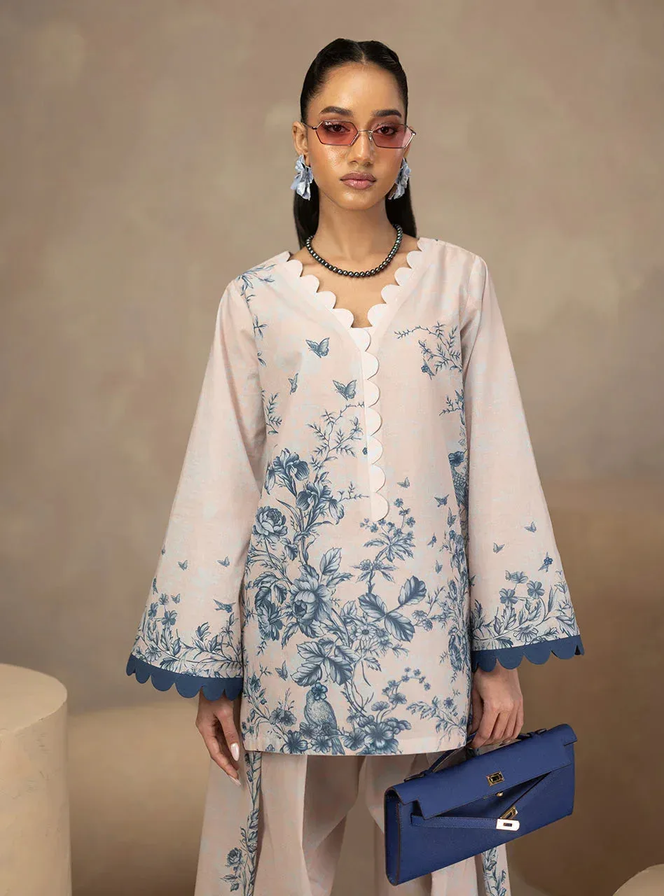 Zainab Chottani Zahra Spring Edit 26 Lilac – view 7 – Poshaq