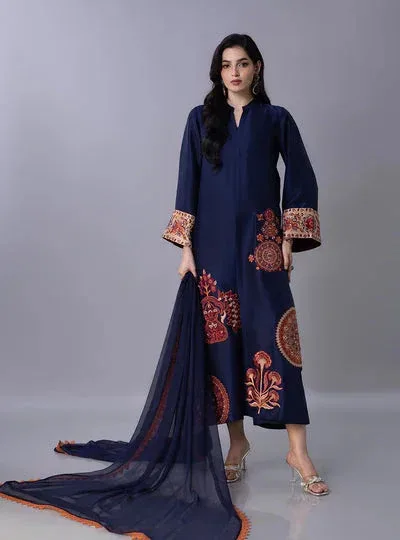Zainab Chottani Ramadan Edit 26 Orange – view 1 – Poshaq