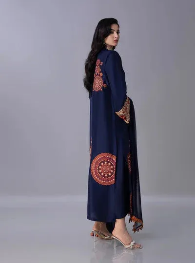 Zainab Chottani Ramadan Edit 26 Orange – view 3 – Poshaq
