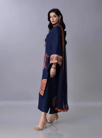 Zainab Chottani Ramadan Edit 26 Orange – view 4 – Poshaq