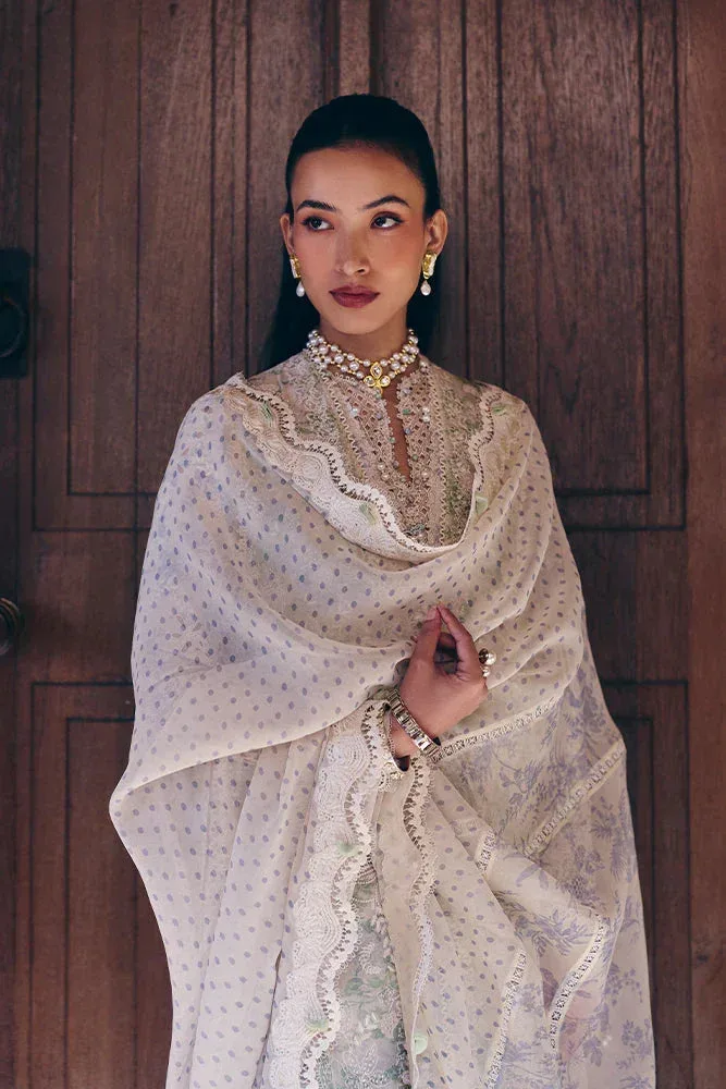 Suffuse Casual Pret Eid 26 Green Chiffon – view 3 – Poshaq