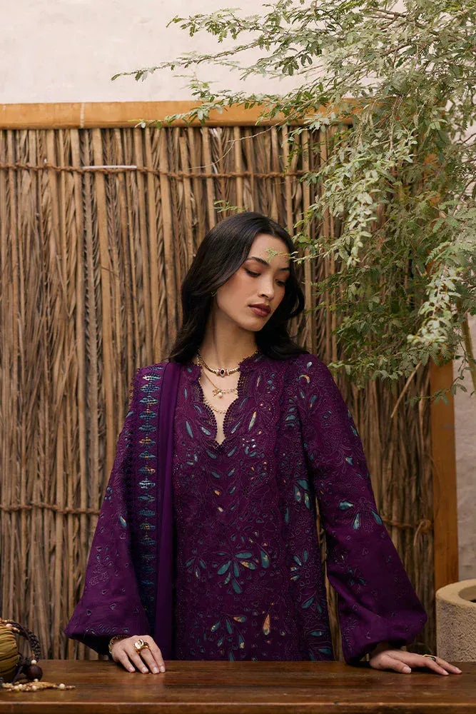 Suffuse Casual Pret Eid 26 Teal Jacquard – view 3 – Poshaq