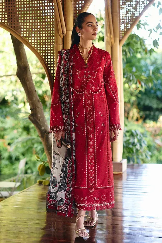 Suffuse Casual Pret Eid Edit 26' Black Chiffon – view 1 – Poshaq
