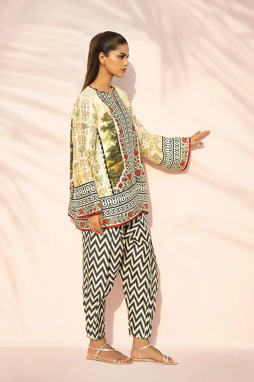 Sania Maskatiya Eid Edit 26 Ivory – view 4 – Poshaq