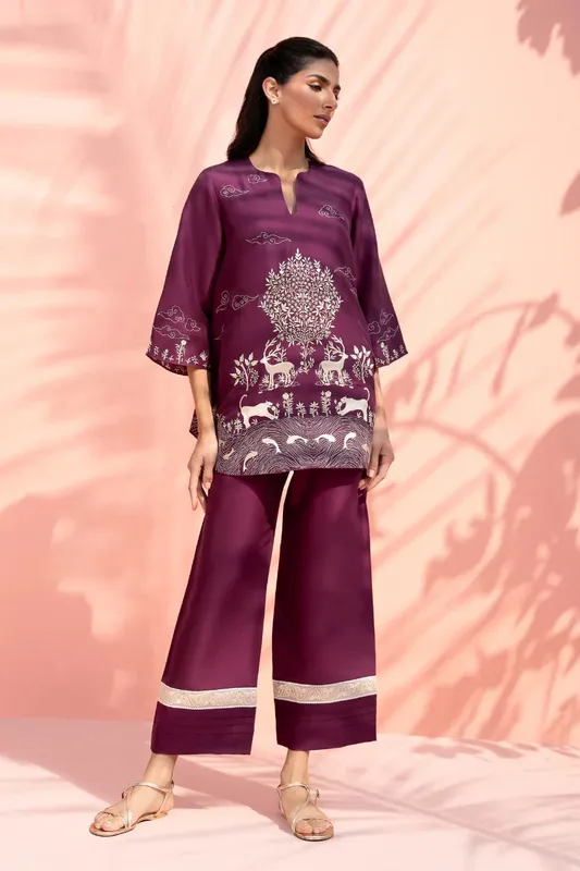 Sania Maskatiya Eid Edit 26 Cream – view 1 – Poshaq