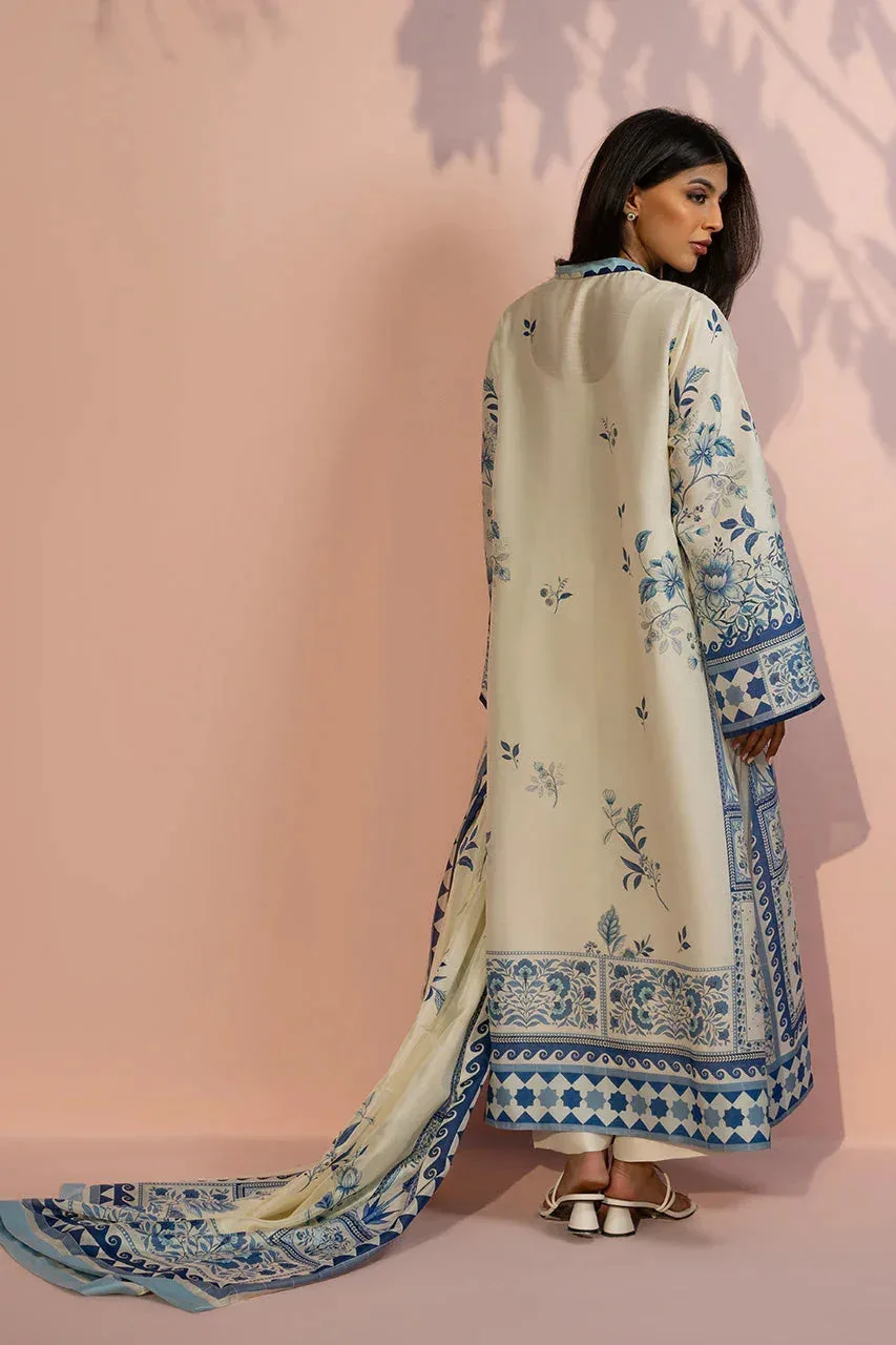 Sania Maskatiya Eid Edit 26 Ivory Silk – view 2 – Poshaq