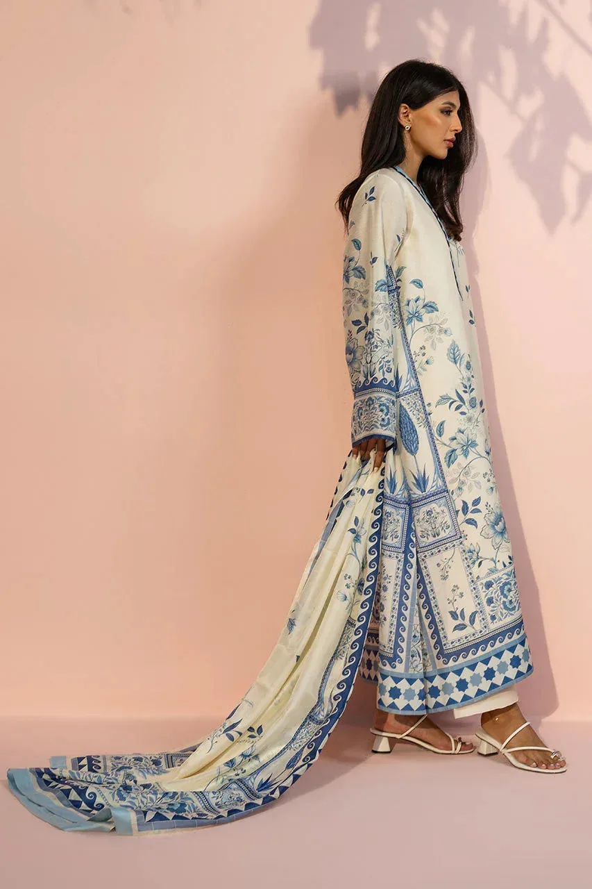 Sania Maskatiya Eid Edit 26 Ivory Silk – view 3 – Poshaq
