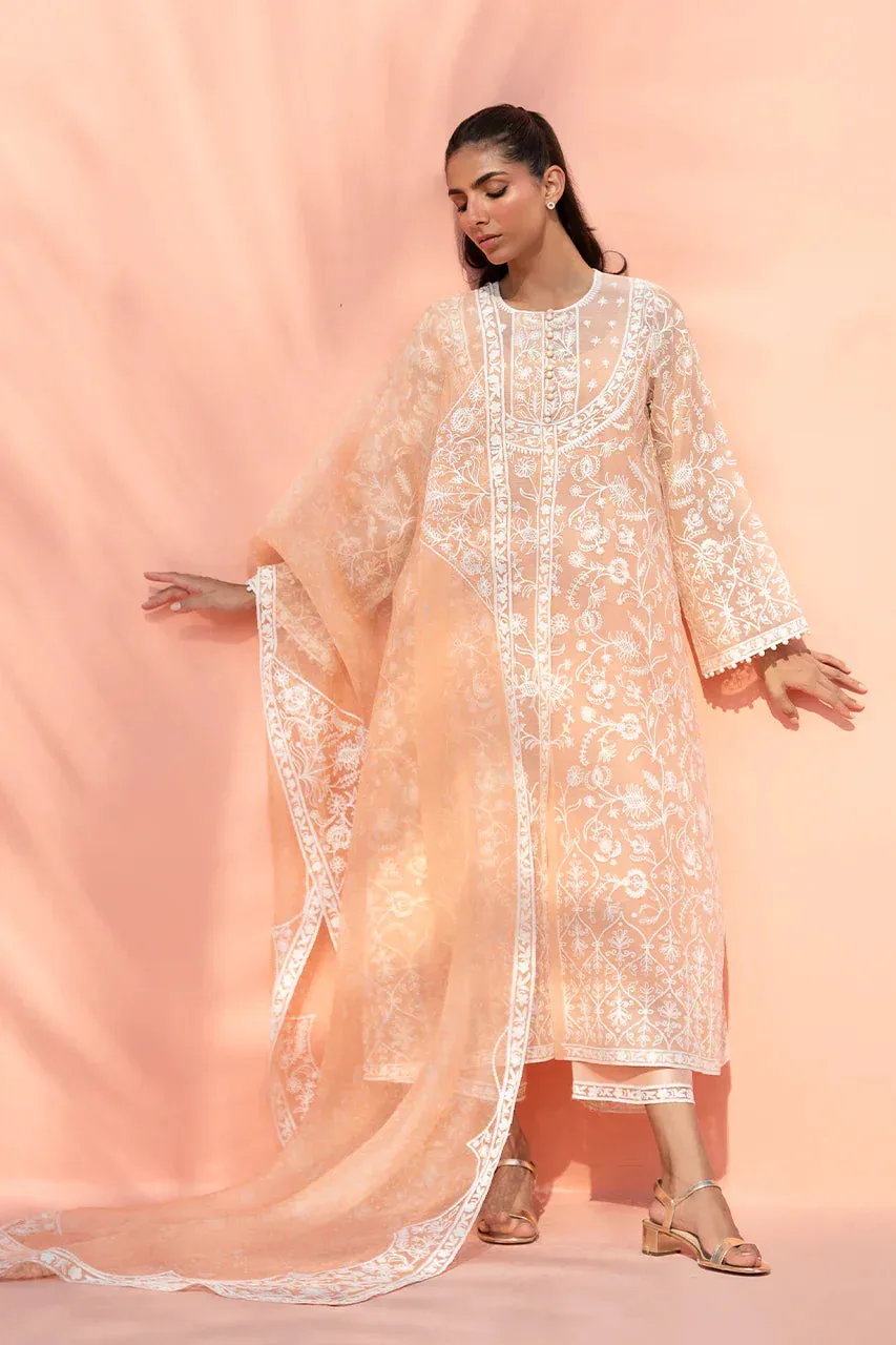 Sania Maskatiya Eid Edit 26 Peach – view 1 – Poshaq