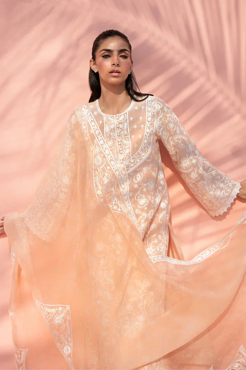 Sania Maskatiya Eid Edit 26 Peach – view 3 – Poshaq