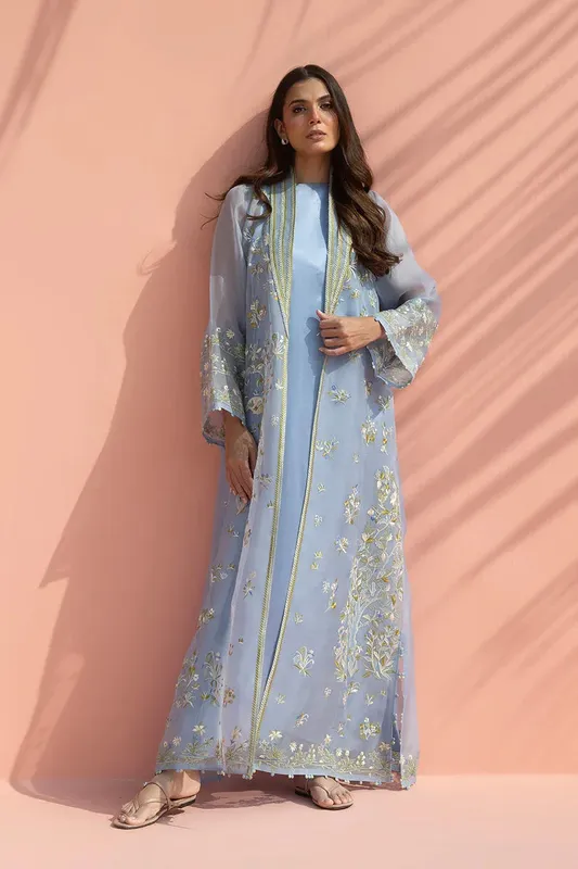 Sania Maskatiya Eid Edit 26 Green Organza – view 1 – Poshaq