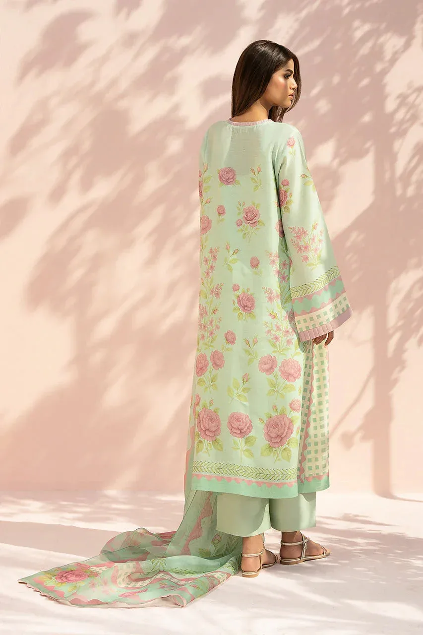 Sania Maskatiya Eid Edit 26 Green Organza – view 2 – Poshaq