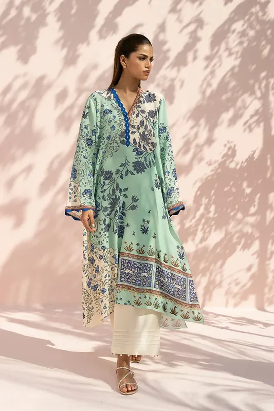 Sania Maskatiya Eid Edit 26 Ivory Crepe – view 1 – Poshaq