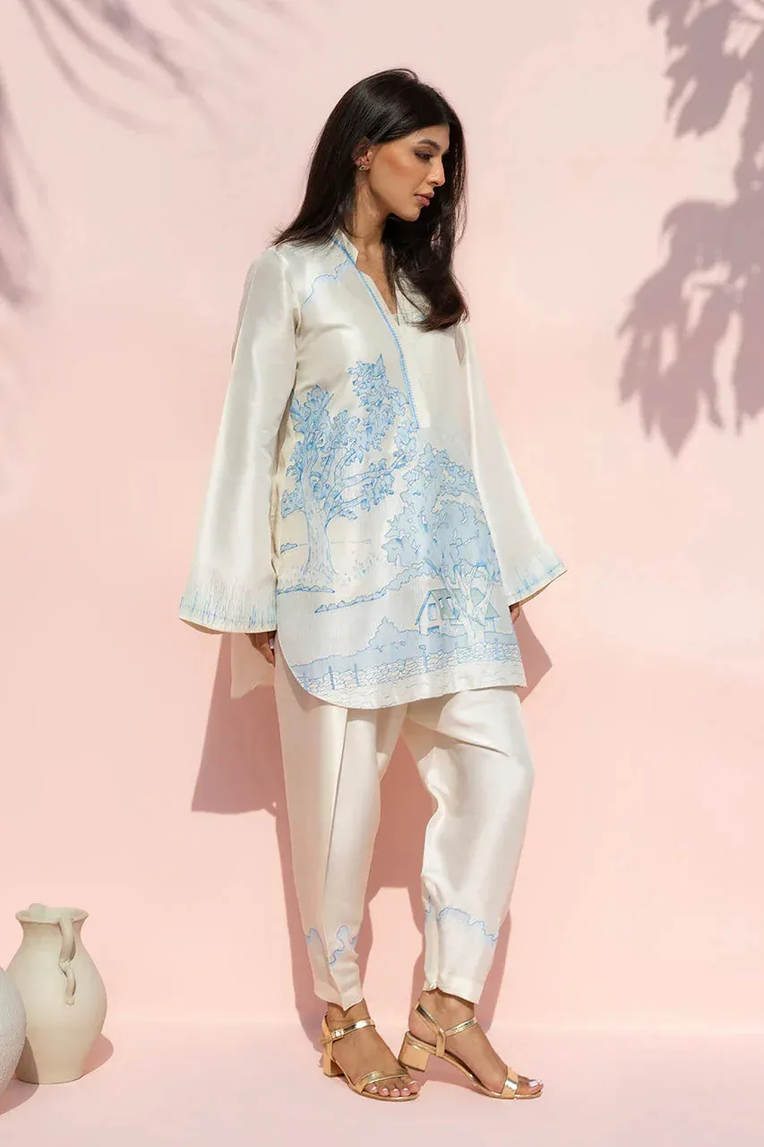 Sania Maskatiya Eid Edit 26 Blue – view 4 – Poshaq