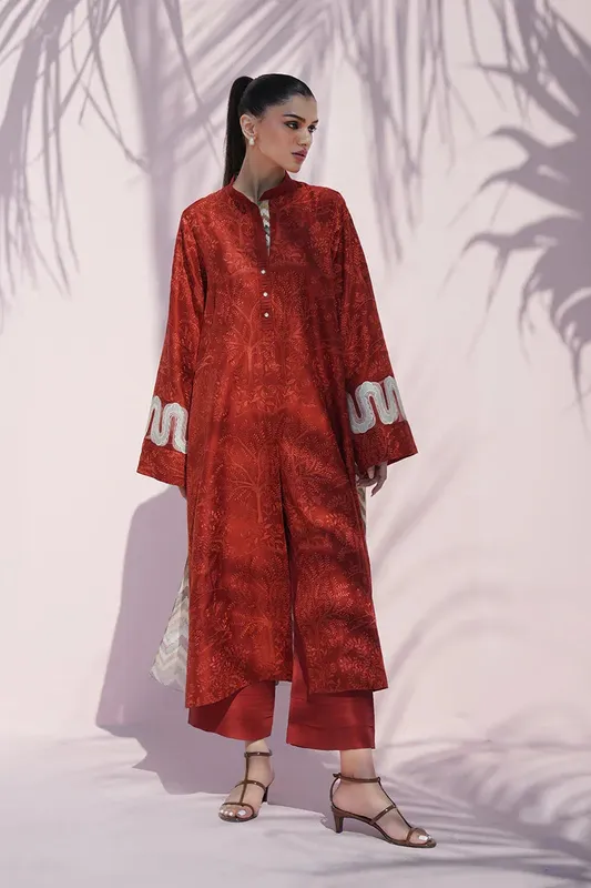 Sania Maskatiya Eid Edit 26 Ivory – view 1 – Poshaq