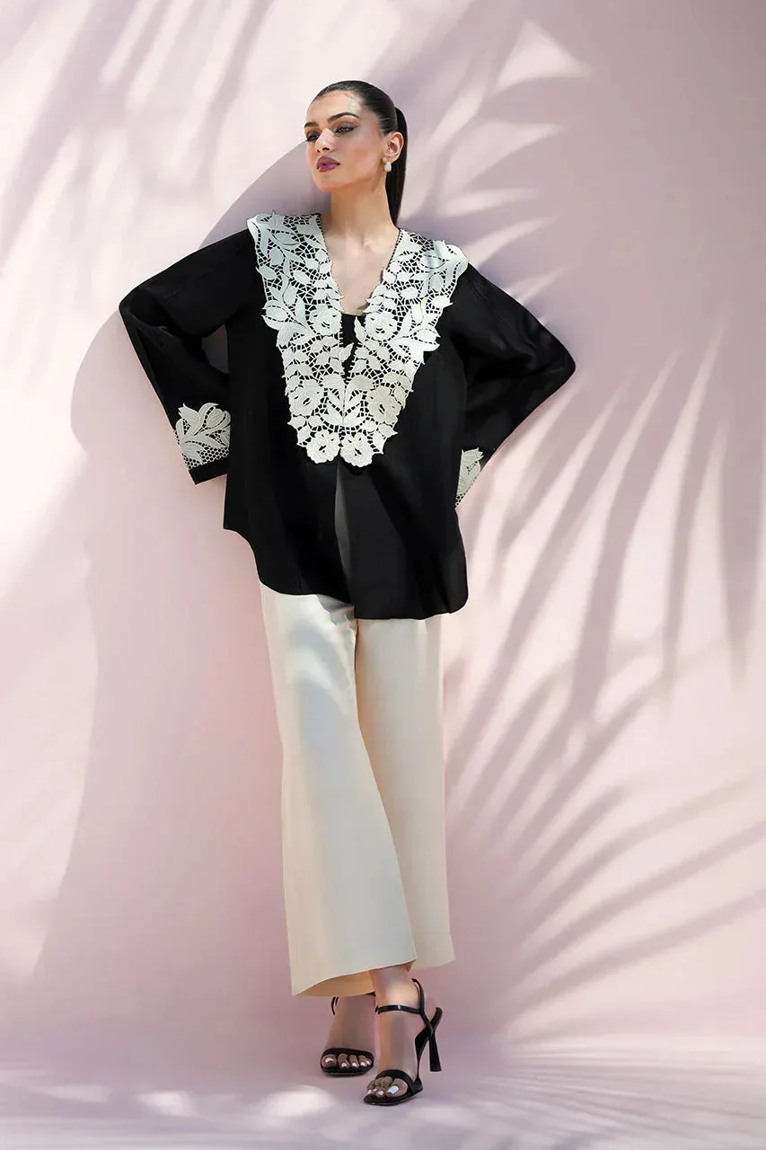 Sania Maskatiya Eid Edit 26 Ivory – view 1 – Poshaq