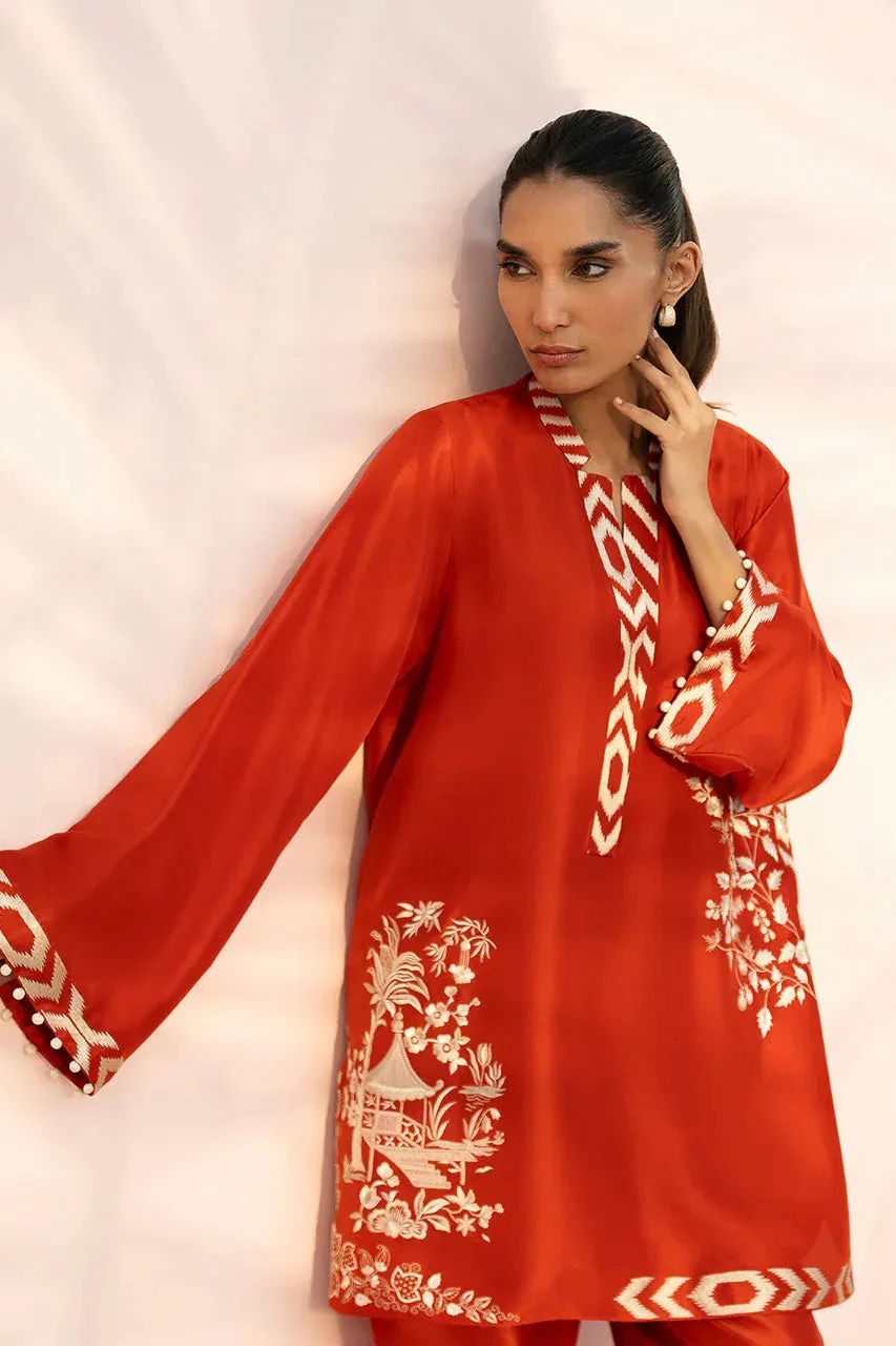 Sania Maskatiya Eid Edit 26 Ivory – view 3 – Poshaq