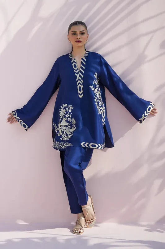 Sania Maskatiya Eid Edit 26 Ivory – view 1 – Poshaq
