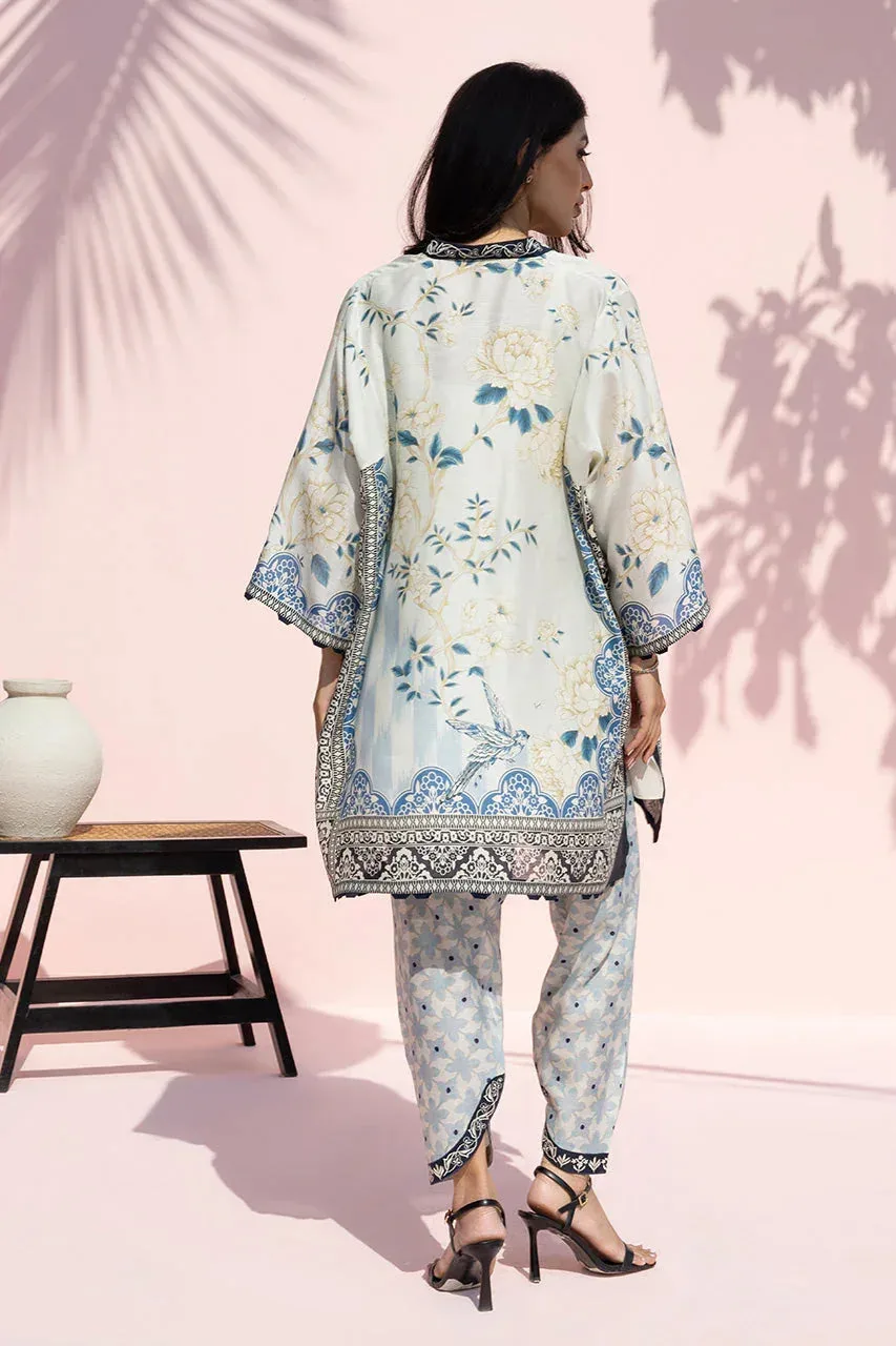 Sania Maskatiya Eid Edit 26 Ivory Silk – view 2 – Poshaq