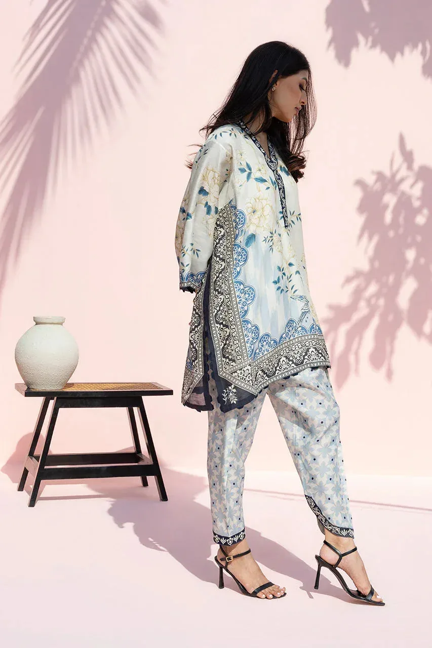 Sania Maskatiya Eid Edit 26 Ivory Silk – view 4 – Poshaq