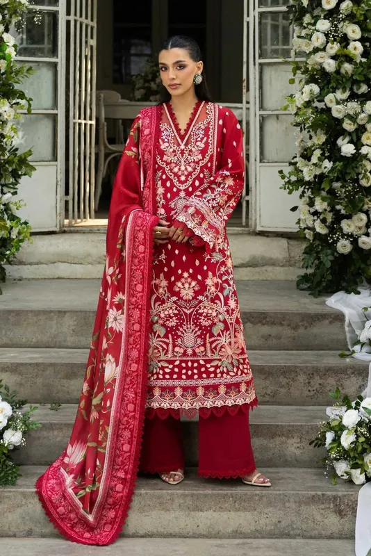 Akbar Aslam Elaria RTW Lawn 26 Cotton – view 1 – Poshaq