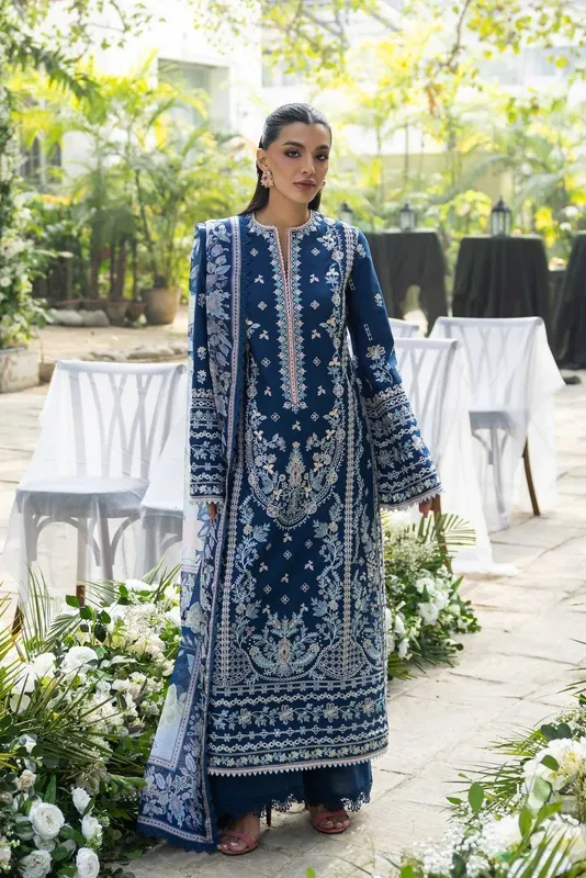 Akbar Aslam Elaria RTW Lawn 26 Cotton – view 1 – Poshaq