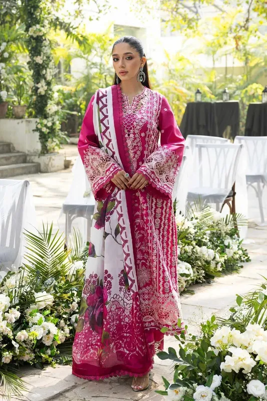 Akbar Aslam Elaria RTW Lawn 26 Cotton – view 1 – Poshaq