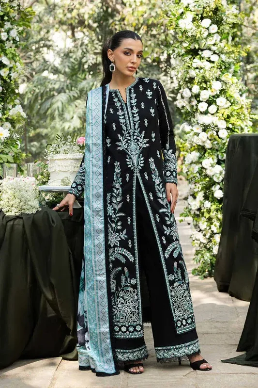 Akbar Aslam Elaria RTW Lawn 26 Cotton – view 1 – Poshaq