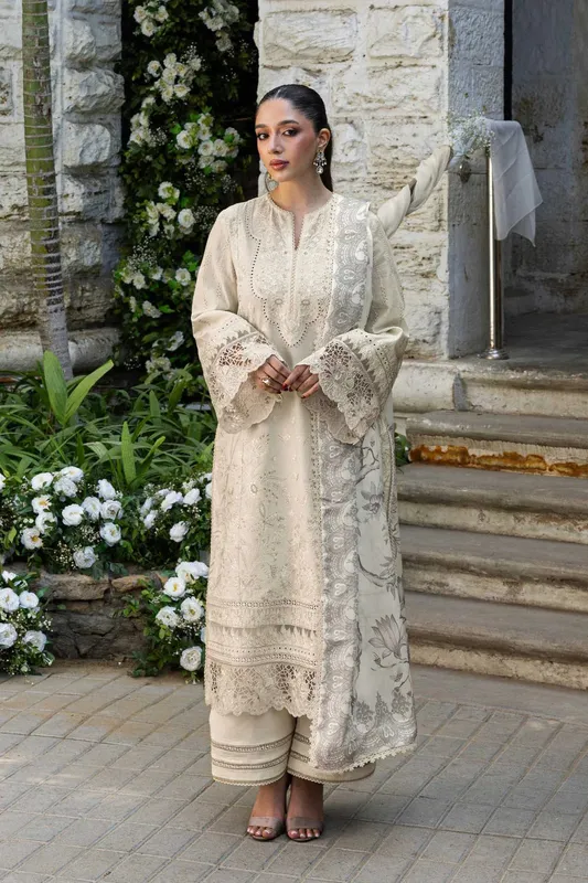 Akbar Aslam Elaria RTW Lawn 26 Cotton – view 1 – Poshaq