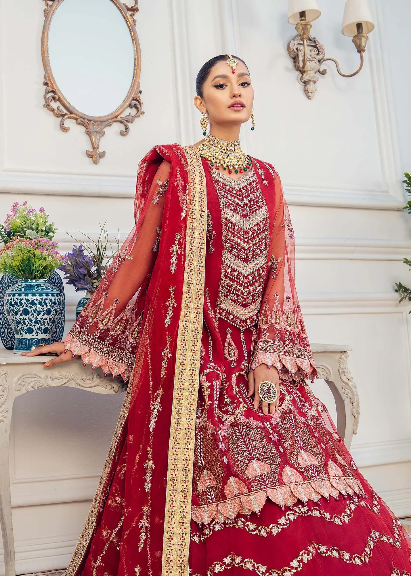 Akbar Aslam Formals Organza – view 3 – Poshaq