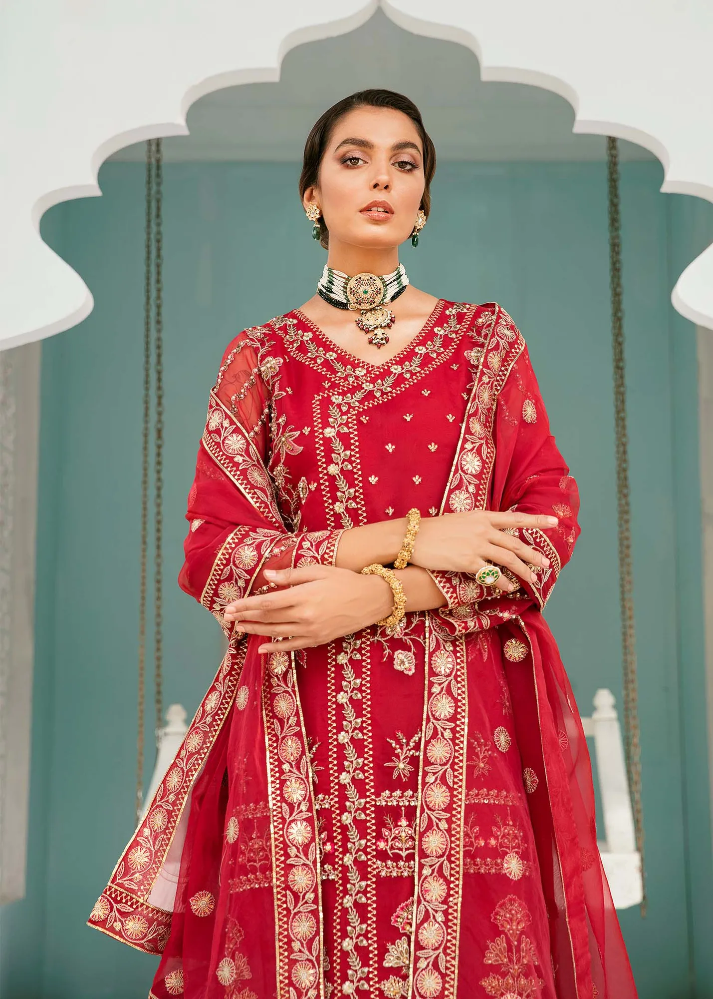Akbar Aslam Formals Organza – view 2 – Poshaq