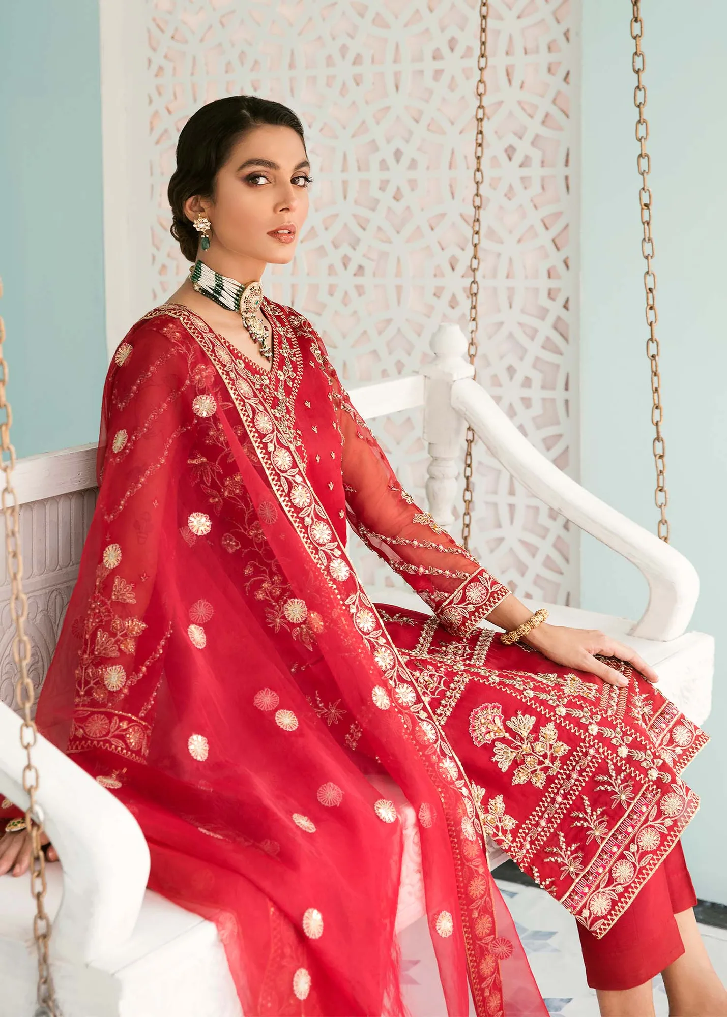 Akbar Aslam Formals Organza – view 5 – Poshaq