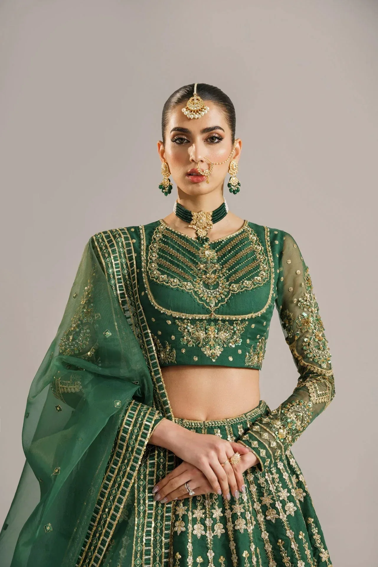 Akbar Aslam Formals Organza – view 2 – Poshaq